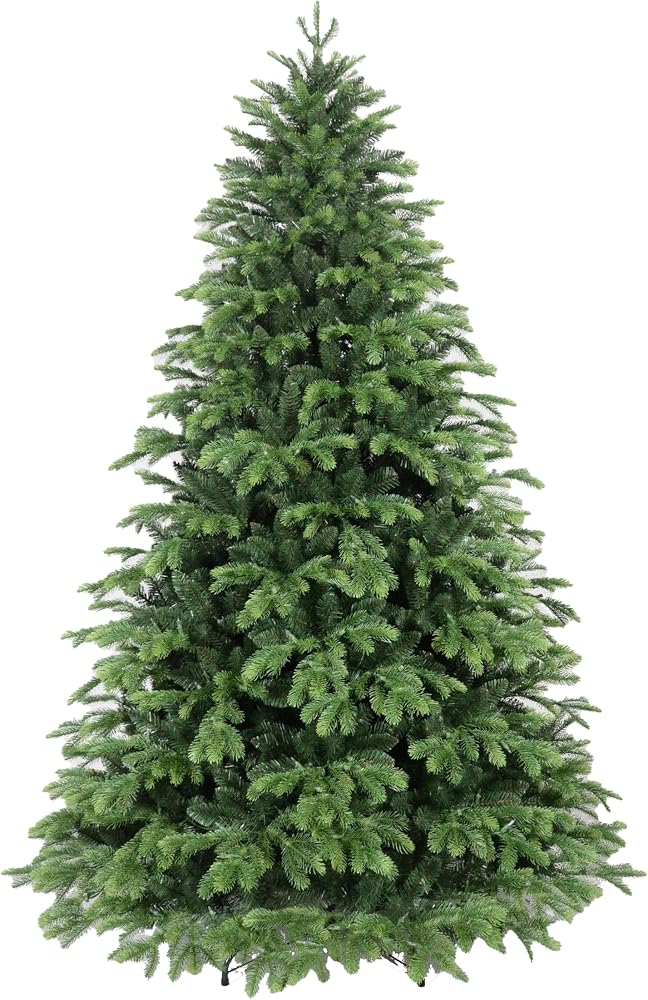Albero di Natale Giulia Grillo verde molto folto con punte realistiche