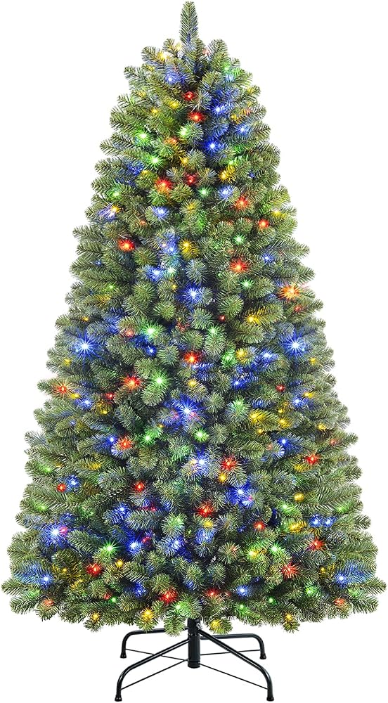 Albero di Natale SHareconn con luci LED colorate accese