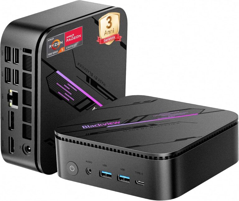 Mini PC Blackview MP100 Pro con AMD Ryzen 5 7430U