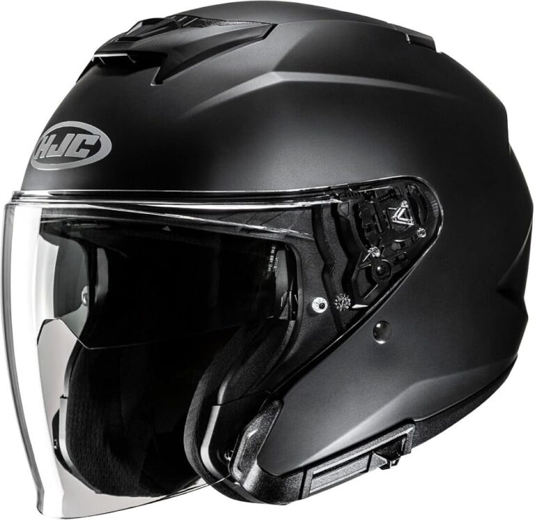 Casco jet HJC i31 nero semi opaco