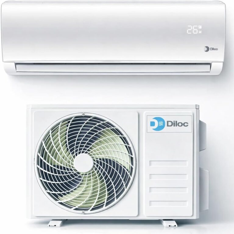 Condizionatore Diloc Over 12000 BTU: split interno con display e unità esterna