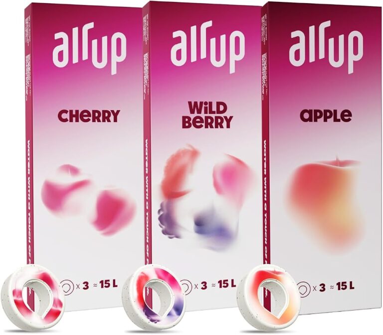 Tre confezioni di pod air up: ciliegia, frutti di bosco e mela
