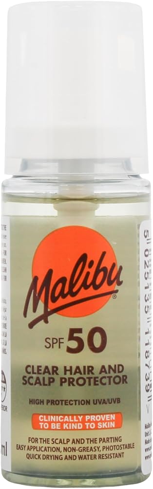 Flacone spray Malibu Clear Hair and Scalp Protector SPF 50