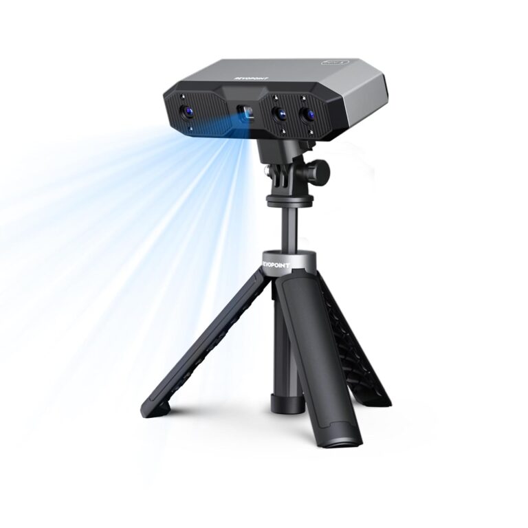 Scanner 3D a luce blu Revopoint MINI 2 per oggetti piccoli